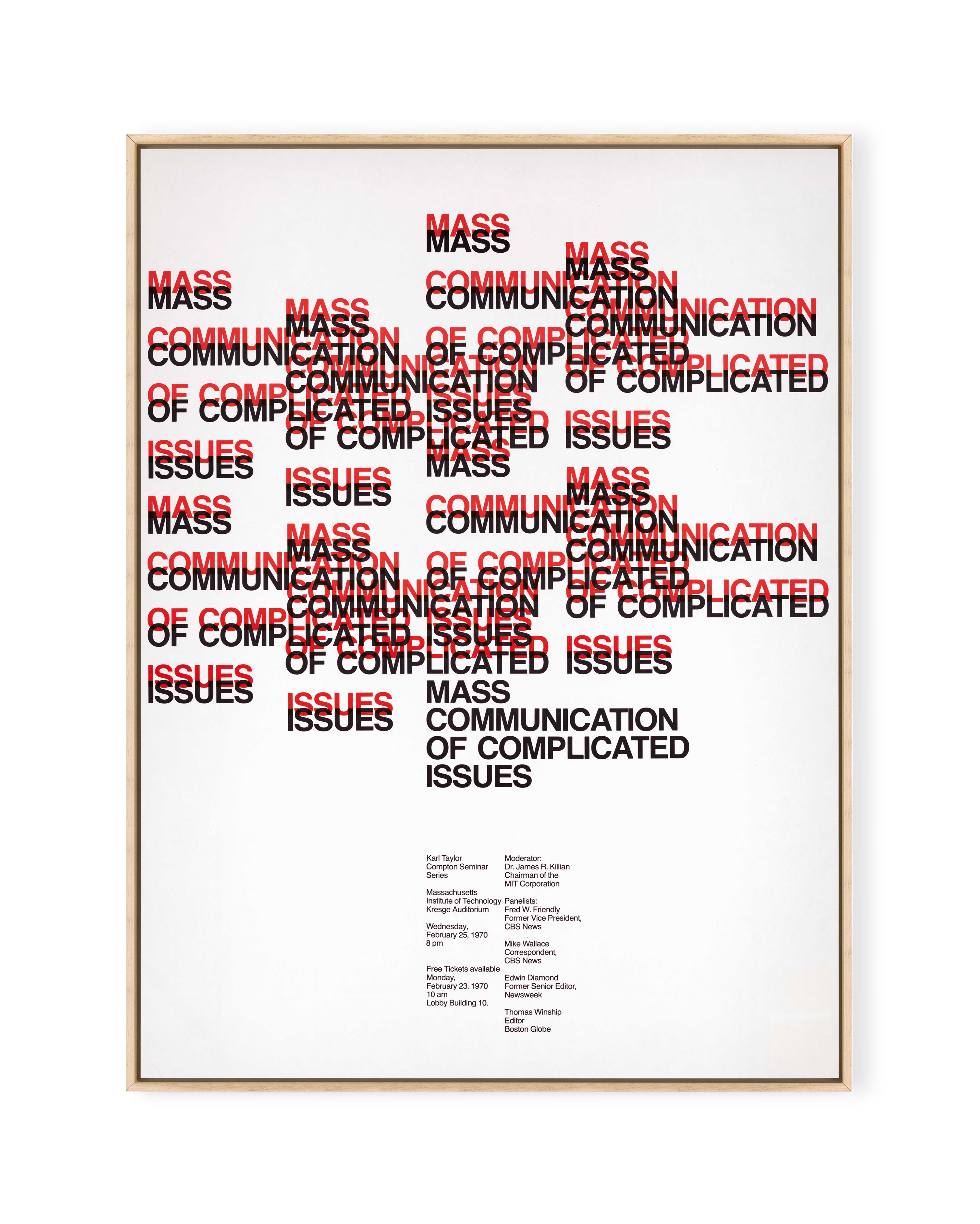 Mass Communication of Complicated Issues (1970)