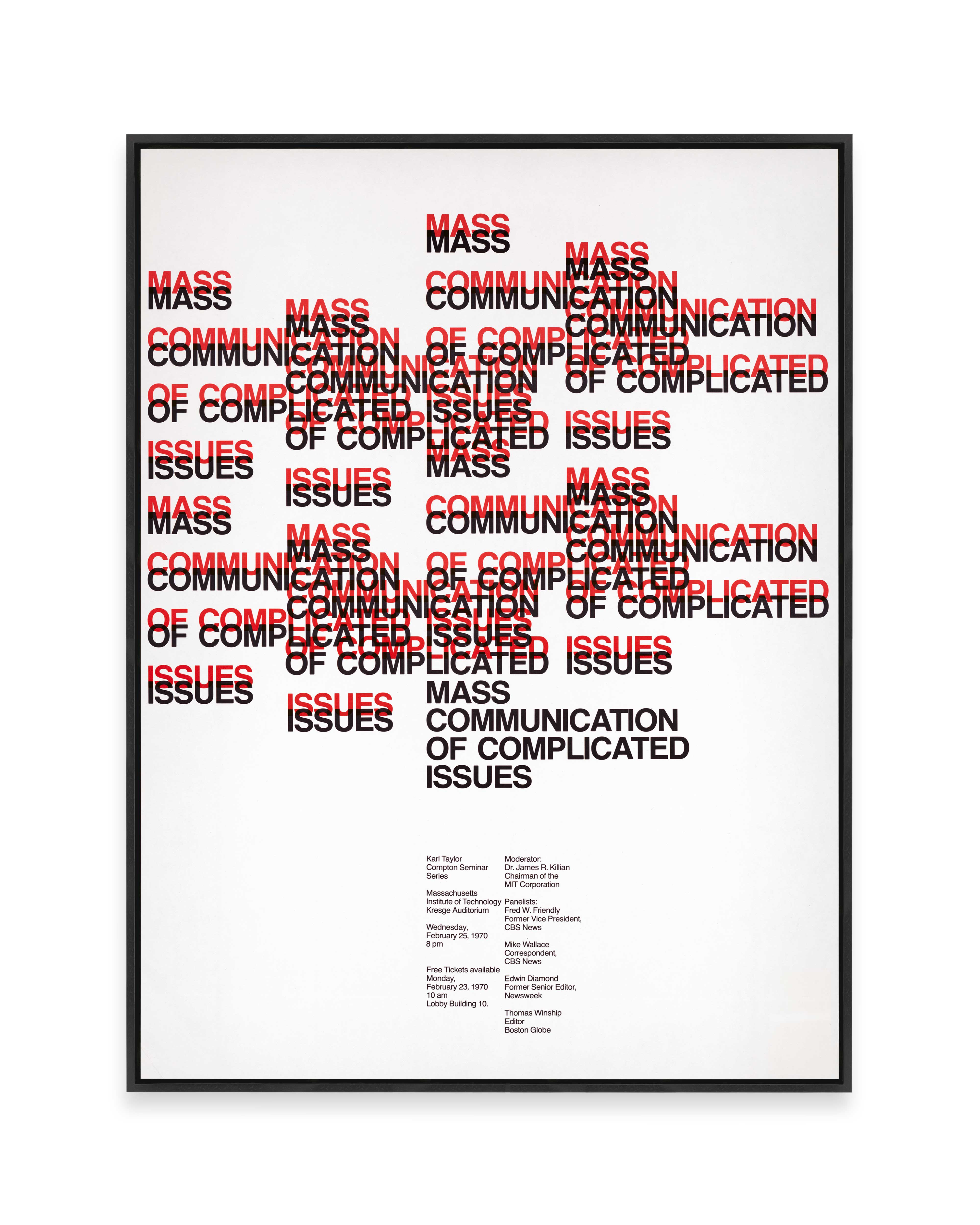 Mass Communication of Complicated Issues (1970)