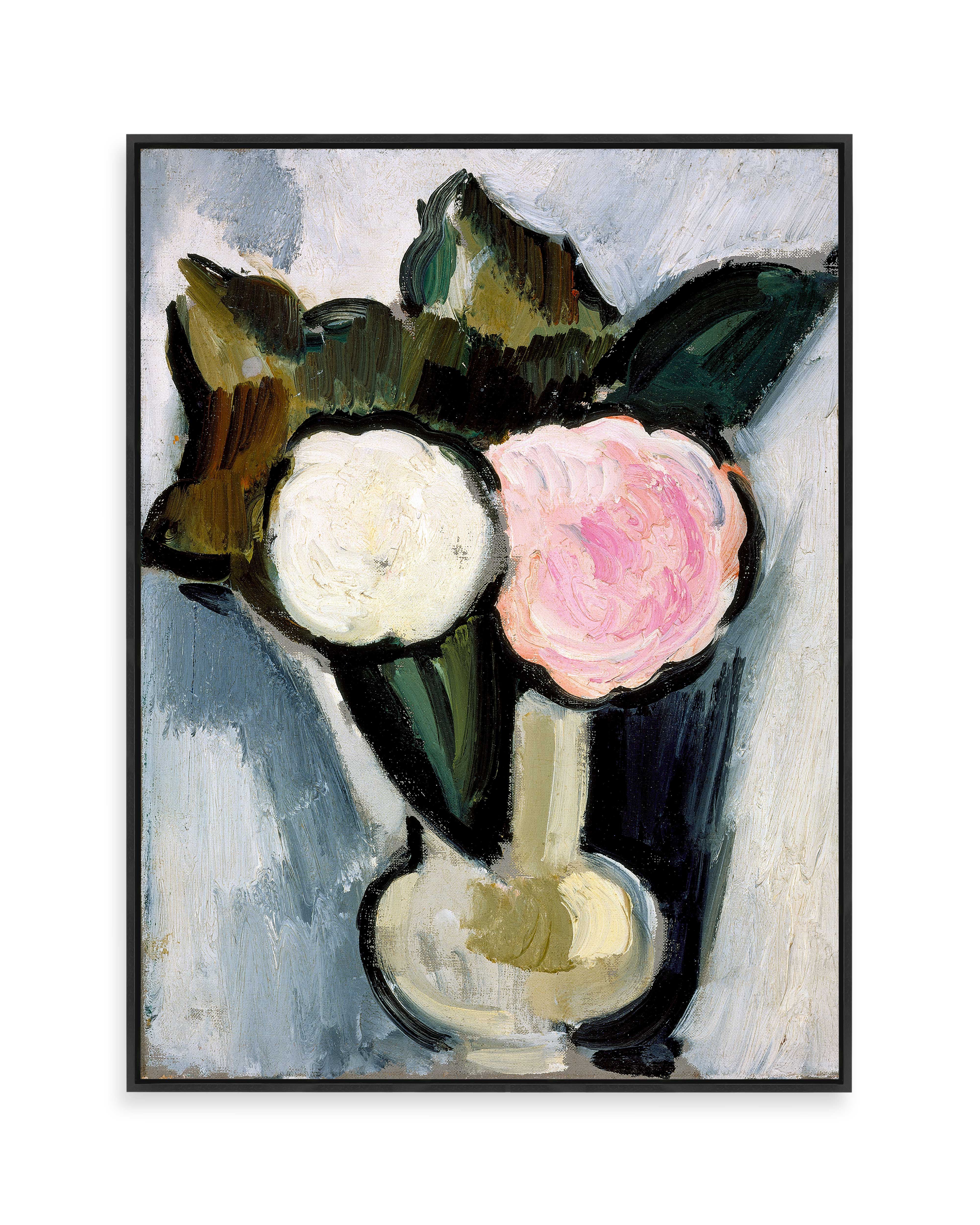 Pink and White Flowers in a Vase (1929)