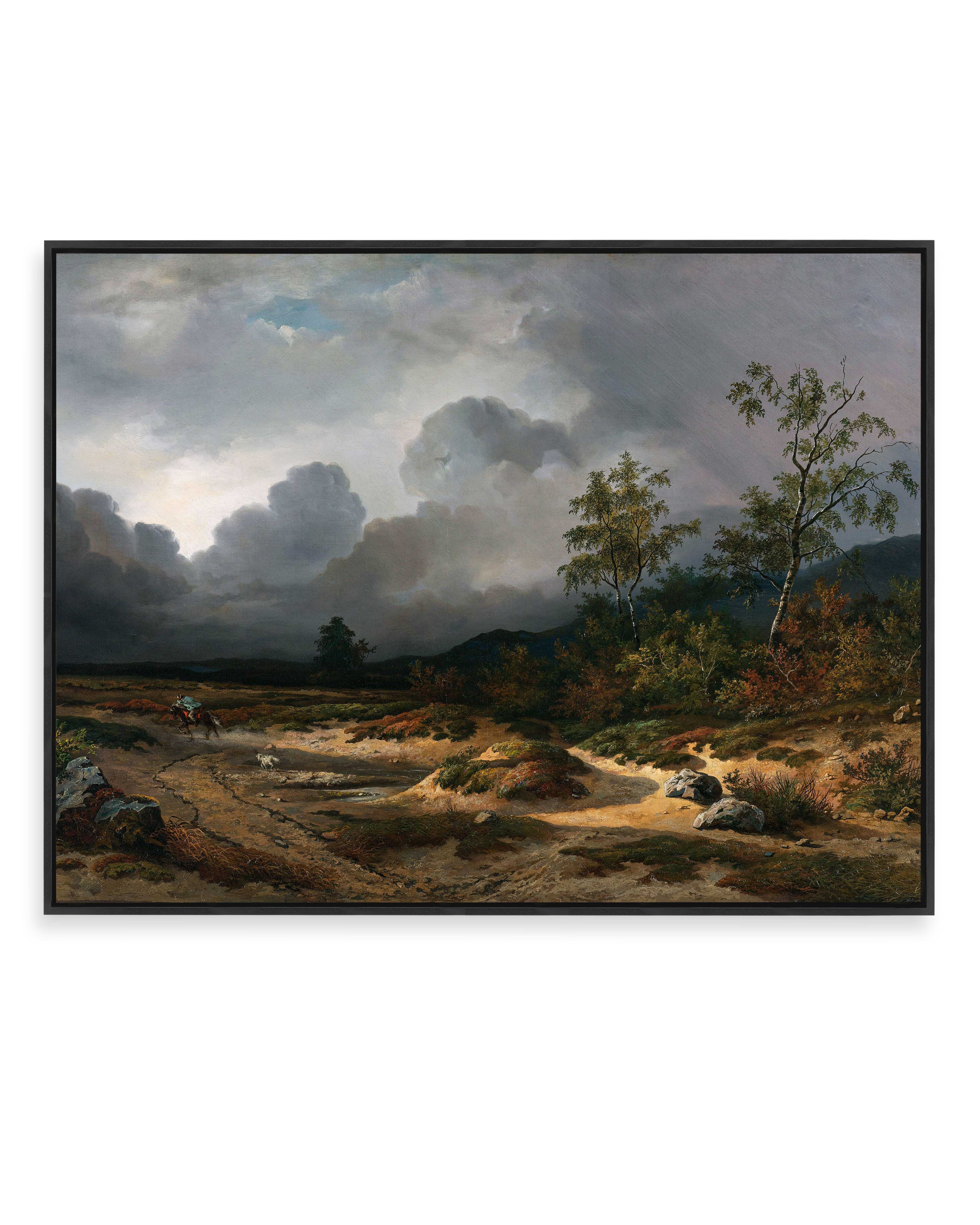 Landscape with a Thunderstorm Brewing (1850)