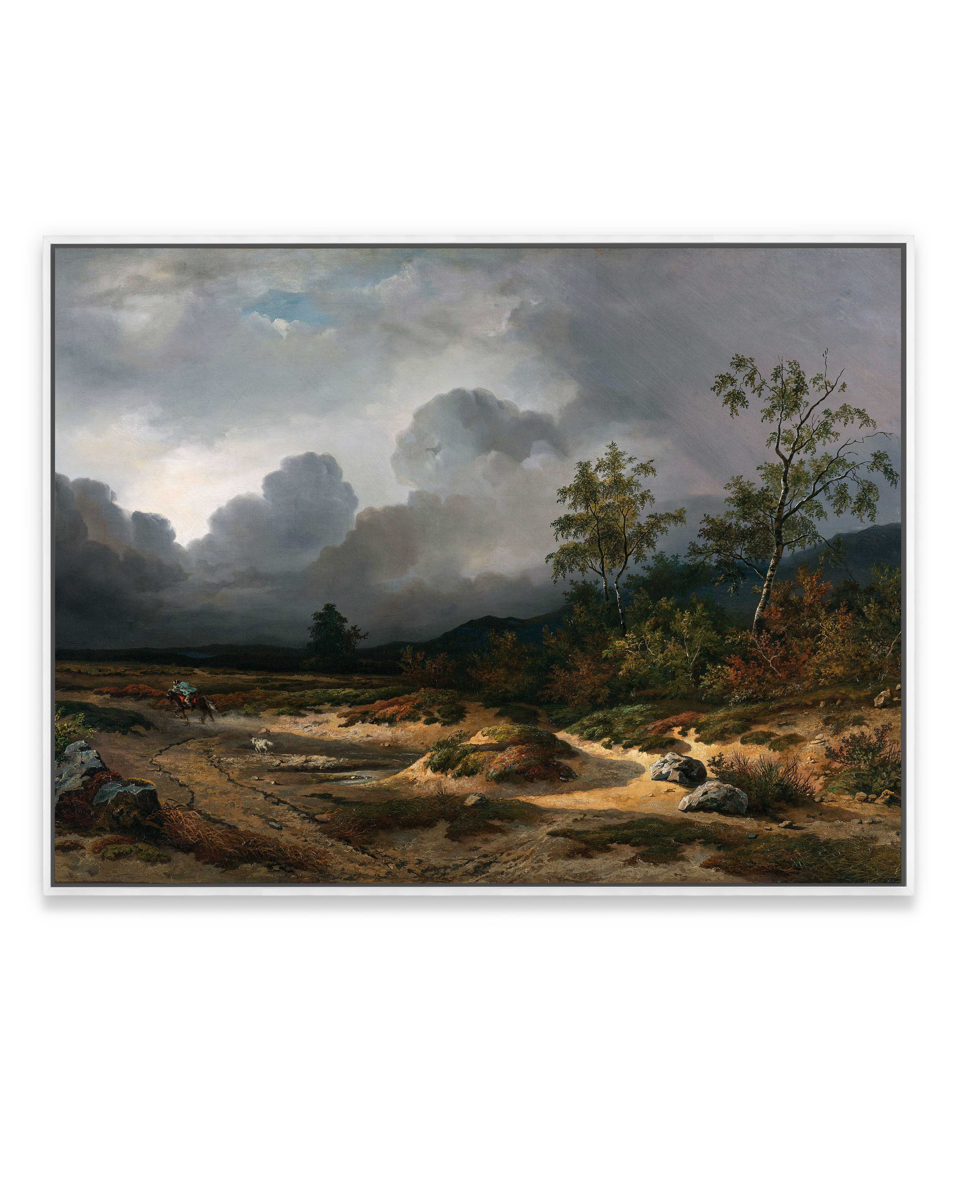 Landscape with a Thunderstorm Brewing (1850)