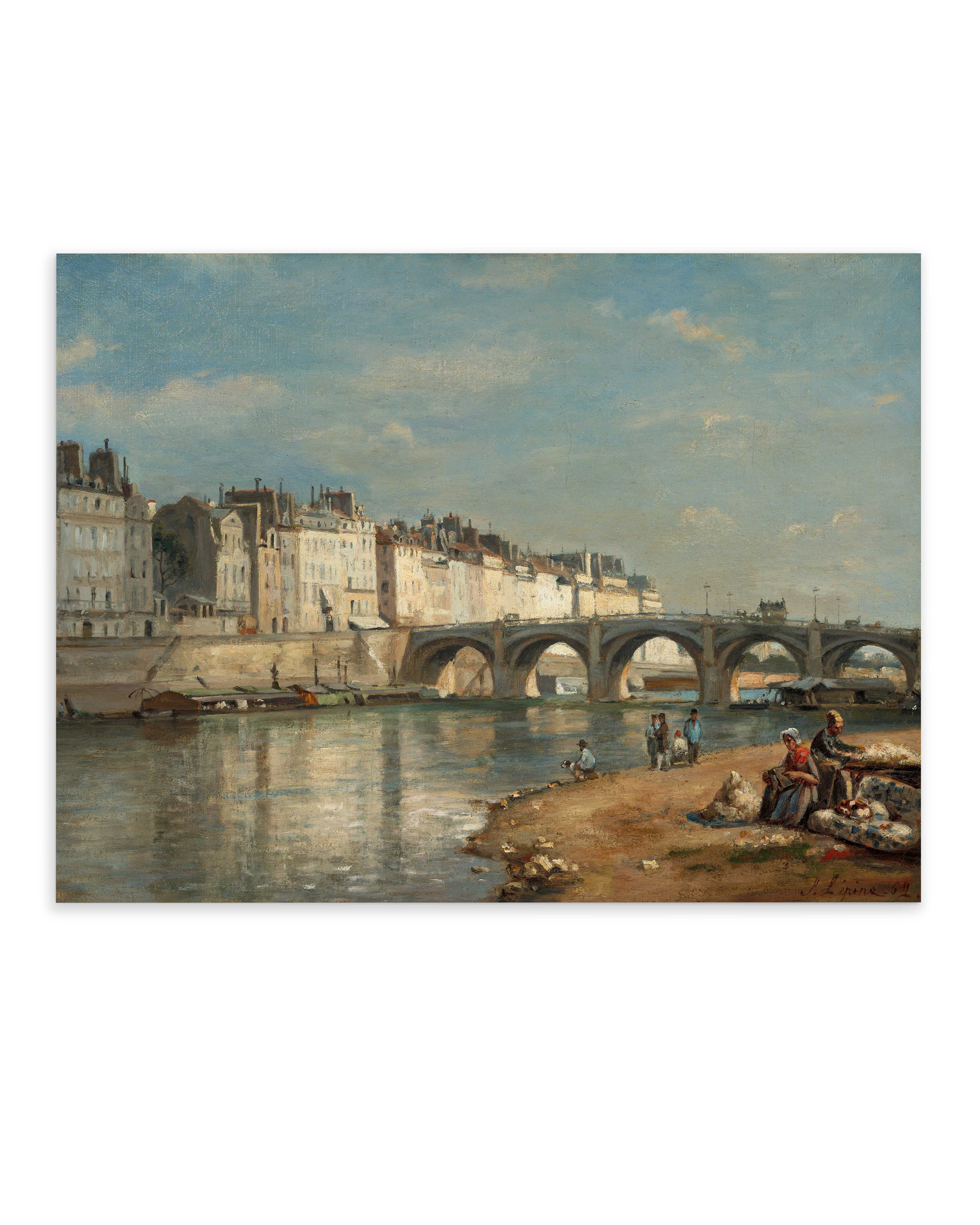 Pont De La Tournelle, Paris (1862)