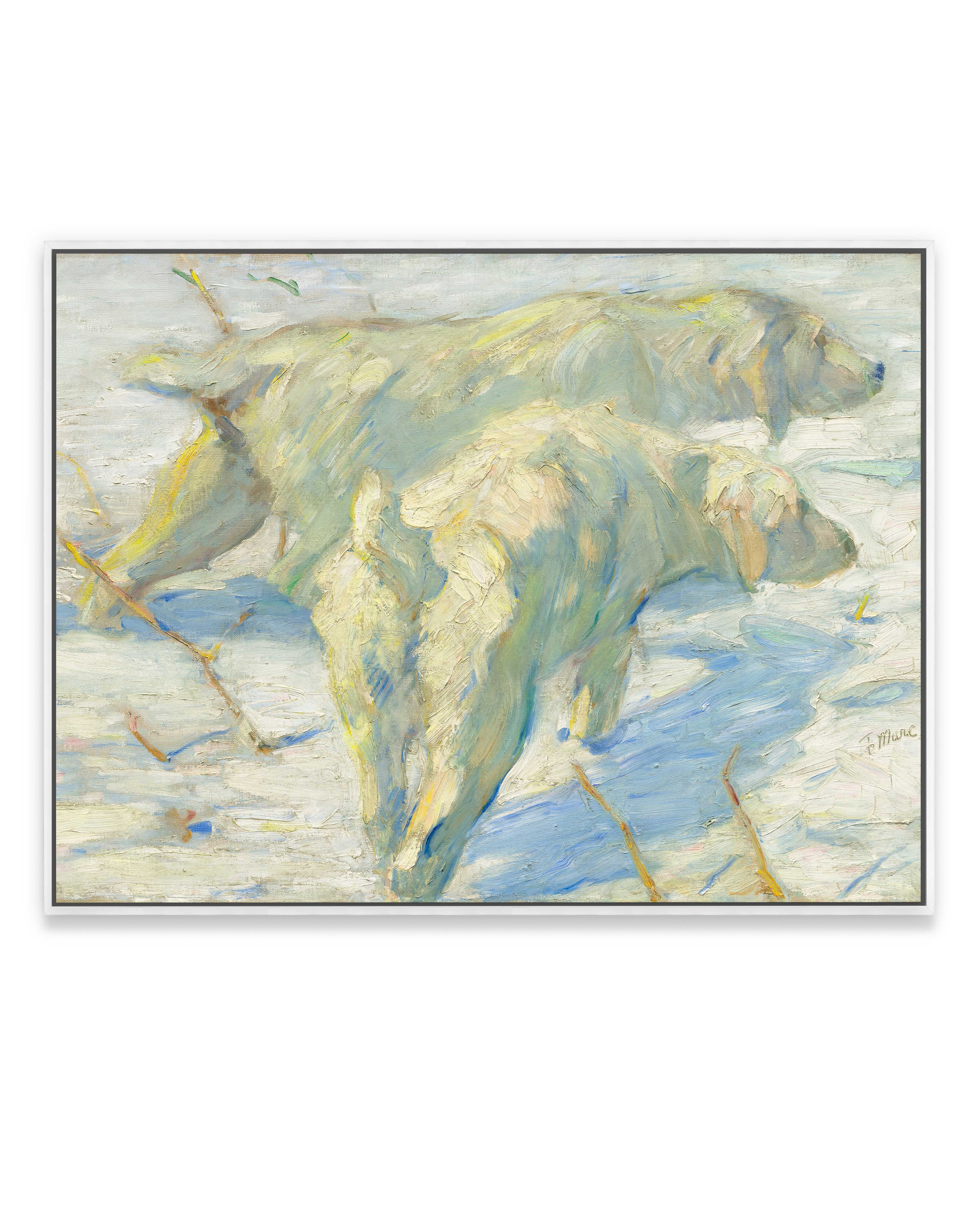 Siberian Dogs In The Snow (1909)