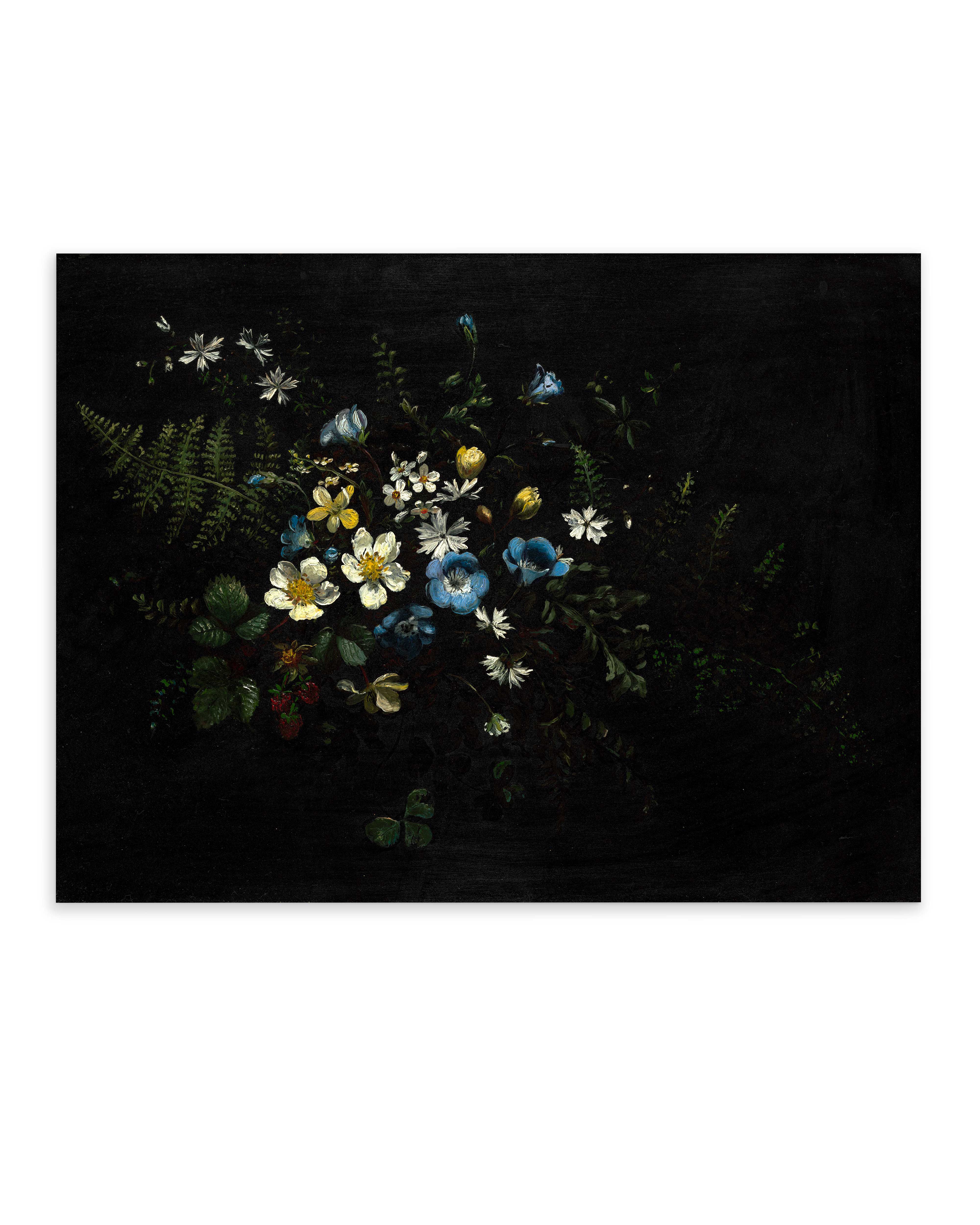 Spray of Flowers and Fern (1845)